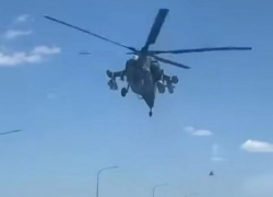 На трассе Ростов-Таганрог вертолёт порвал высоковольтные провода