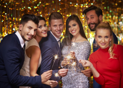 Удачный Новый год со специальной кнопкой от «Блокнот»