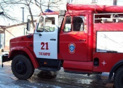 В Таганроге сгорело кафе на Николаевском шоссе