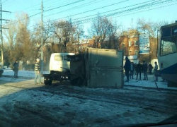 В Таганроге Газель не разминулась с трамваем