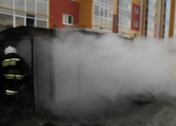 Пожар в Таганроге на улице Сызранова