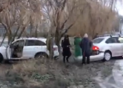 Гололед стал причиной массового ДТП в Таганроге