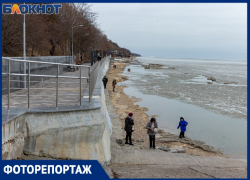 Приморский пляж Таганрога: пациент скорее жив