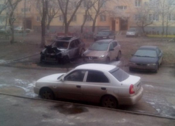 В Таганроге сгорел «Порш Каен»