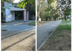 Остановка «Северный посёлок» в Таганроге так не дождалась обещанной зебры