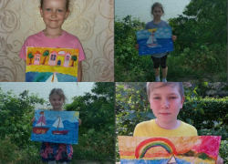 Юные таганрогские художники продолжают радовать читателей "Блокнота" своими работами