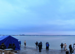 Природа оказалась благосклонна к таганрожцам: крещенские купания прошли без проблем 