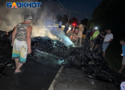 Под Таганрогом упал беспилотник на жилой дом 