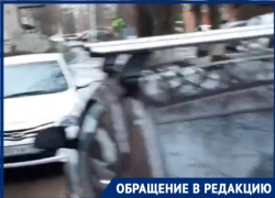 Очередной автоскандал случился в Таганроге - два водителя не поделили дорогу