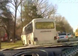 Ростовские маршрутчики решили повторить гонки таганрогских автобусов