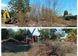 Работа по ликвидации свалочных очагов в Таганроге продолжается