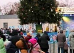 В Таганроге открыли главную елку