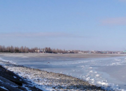 В Таганрогском заливе  понизился уровень воды
