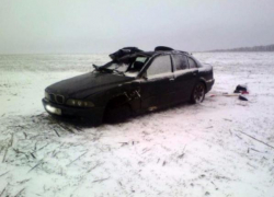 Под Таганрогом иномарка, сделав сальто, улетела в кювет