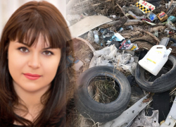 Автомобильный мусор оказался в лесополосе из-за депутата Таганрога, не заключившей договор?