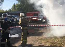 Пожарные Таганрога тренировались ликвидировать хлор от «Водоканала» 
