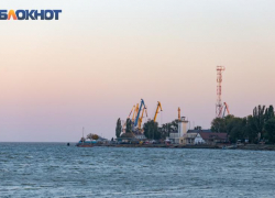 Возгорание произошло на территории морского порта Таганрога после атаки БПЛА 