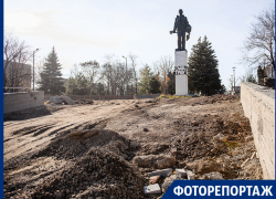 Работы по благоустройству Северной площади в Таганроге близятся к завершению 