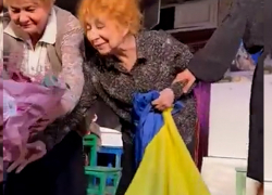 Проект «Пятая колонна»: выступающая с украинским флагом народная артистка Лия Ахеджакова