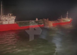 В Азовском море взорвался танкер