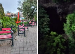 Глубокая яма поджидает в оживлённом месте Таганрога горожан