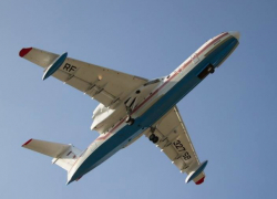 Очередной Бе-200ЧС поднялся в воздух с заводского аэродрома ТАНТК им. Г.М.Бериева в Таганроге