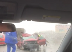 На злополучном повороте под Таганрогом на Вареновку случилась очередная авария