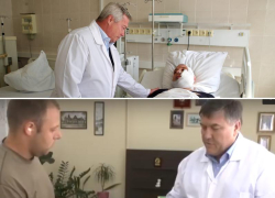Действия в унисон: губернатор и сити-менеджер Таганрога одновременно посетили раненых волонтёров в больницах