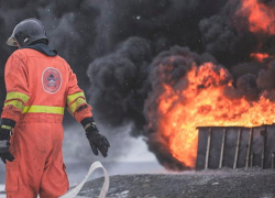 В Таганроге на улице Подгорной возник пожар