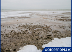 Ушел, но обещал вернуться....Таганрогский залив во время отгона