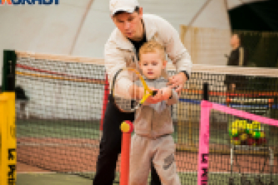 Занятия большим теннисом для детей