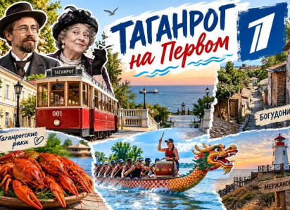 Тюлька из кулька и китайские драконы: чем Таганрог удивляет Первый канал
