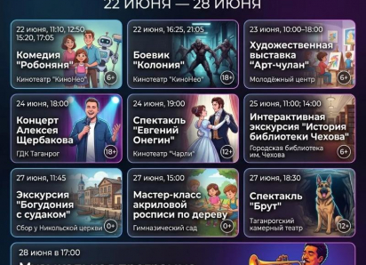 Афиша в Таганроге: как весело и с пользой провести конец июня