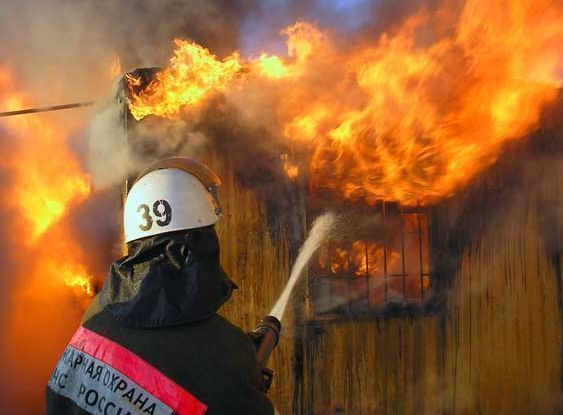 В Таганроге во время пожара сгорел мужчина