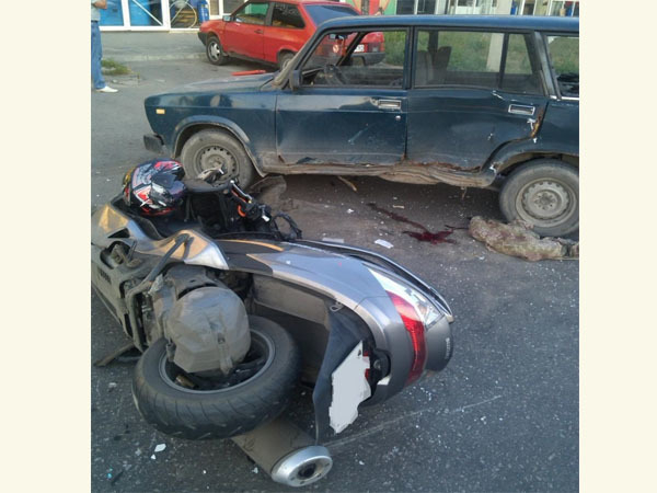 В Таганроге в результате ДТП пострадал мотоциклист