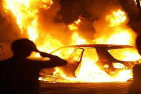 На трассе Ростов-Таганрог сгорело два автомобиля