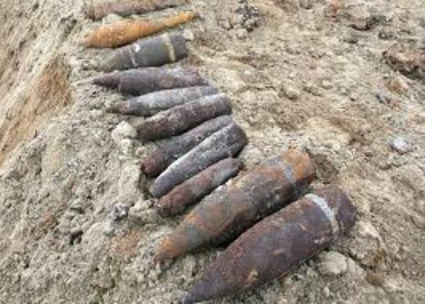 Десятки снарядов времен войны нашли под Таганрогом