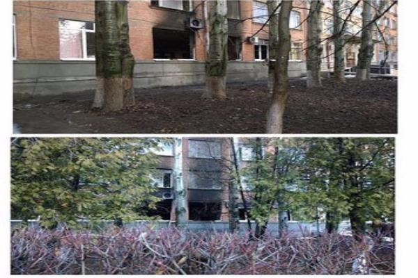 В Таганрогском педагогическом институте произошел пожар