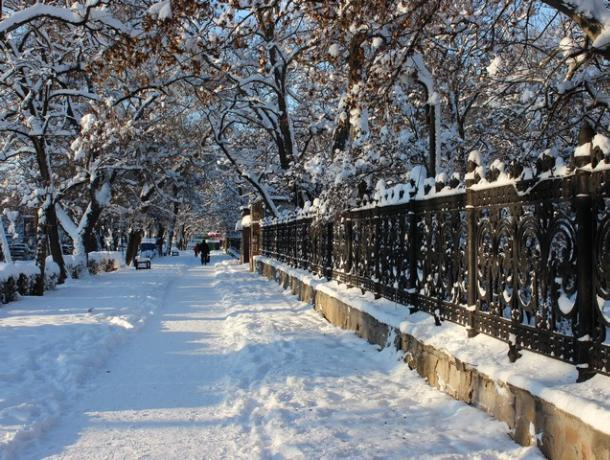 Грядущая неделя в Таганроге будет снежной, но в пятницу резко потеплеет