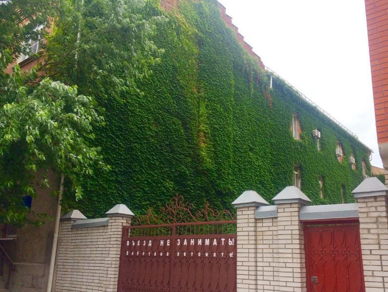 В самом центре Таганрога находится поликлиника с «живым фасадом»