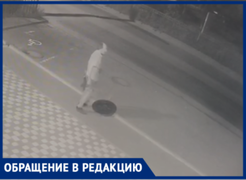 «Подвиг» лысеющего мачо – два люка таганрожец стащил на улице Ломоносова