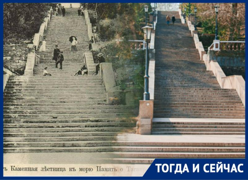 Антошу Чехова, английский десант и античные скульптуры помнит Каменная лестница Таганрога