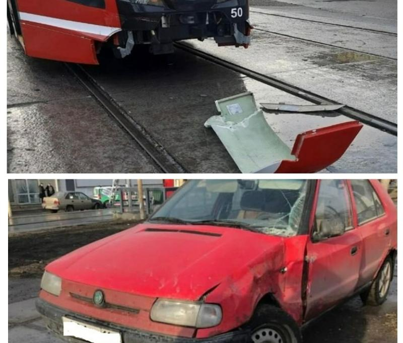 11-й новый трамвай Таганрога пострадал в ДТП