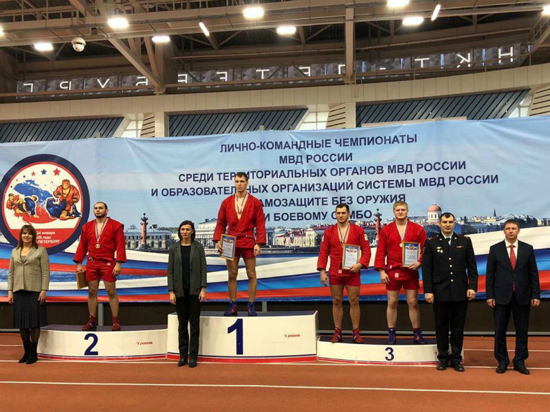 Спортсмен из Таганрога занял 3-е место в Чемпионате МВД по самбо