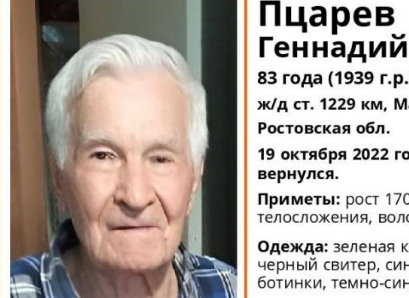 83-летнего пенсионера нашли в районе поселка Красный Бумажник