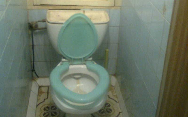 Одним посадочным местом в туалете у Домика Чеховых «одарили» многочисленных туристов Таганрога