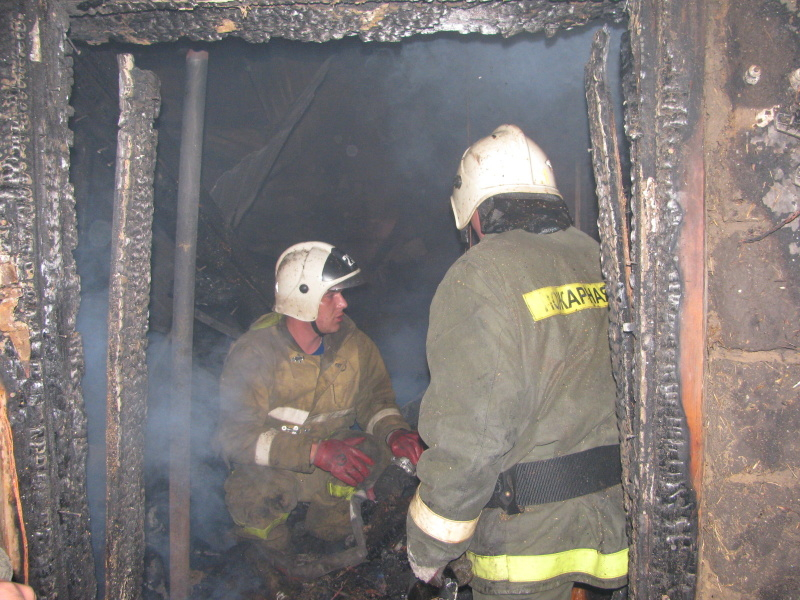 Под Таганрогом 9 сотрудников МЧС тушили пожар в СНТ