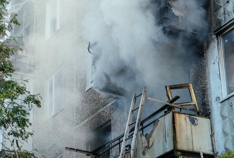 В Таганроге произошёл пожар в жилом доме