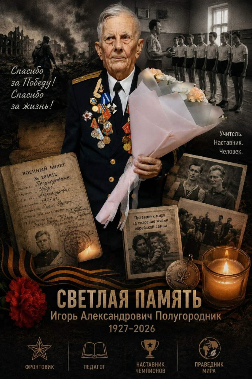 Не стало легенды Таганрога: ушел из жизни ветеран ВОВ, педагог и Праведник мира