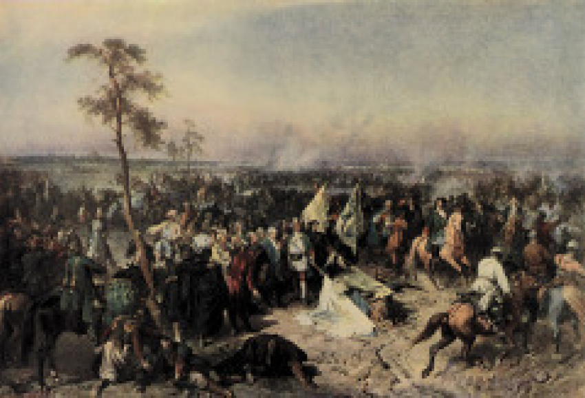В Этот день Русская армия Петра I разбила шведскую армию короля Карла XII в Полтавском сражении